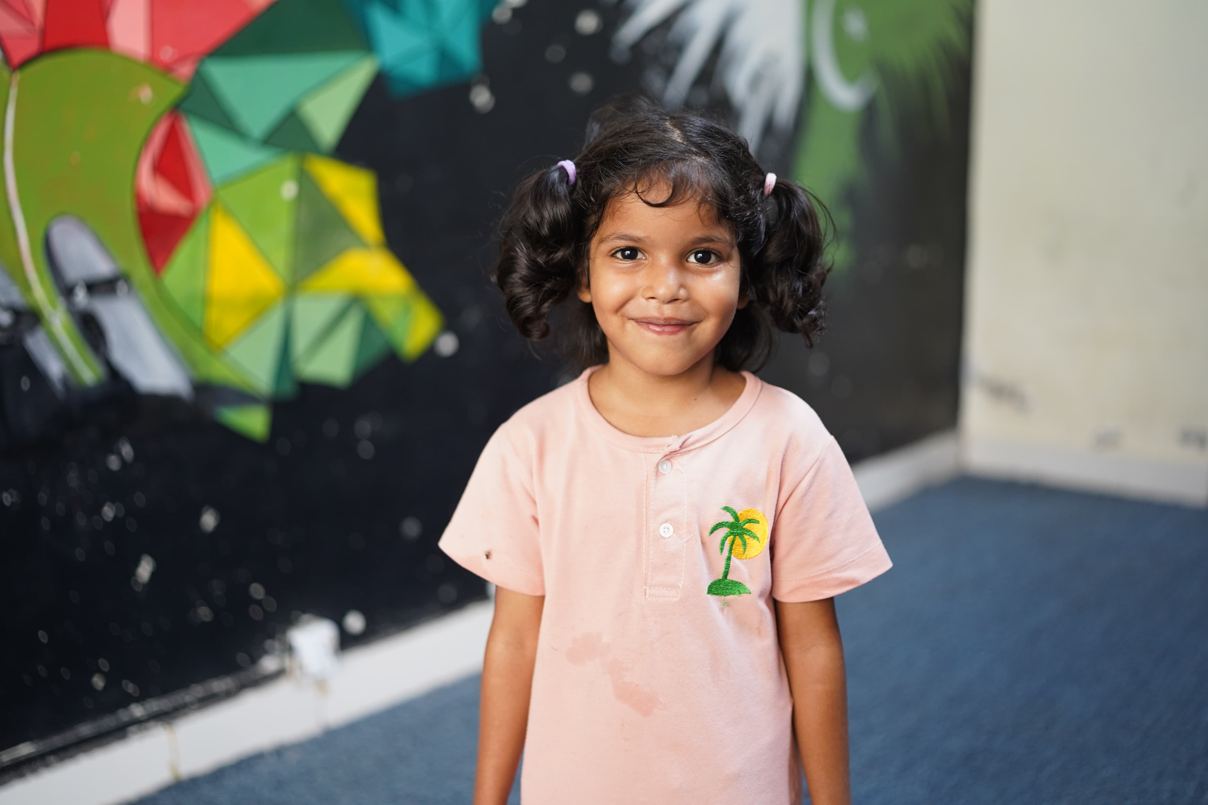 Holistic Foster Care Foundation girls learning